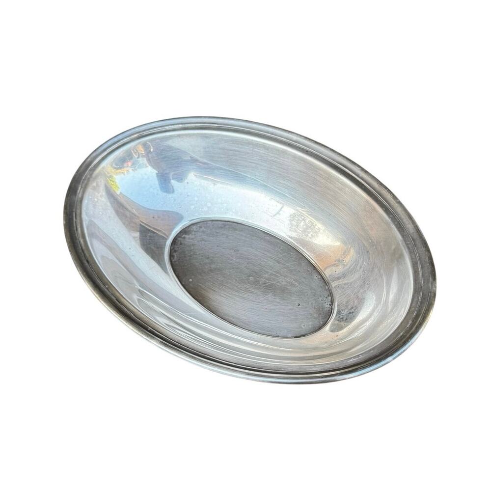 Vintage Gorham Silverplate Oval TrayPlatter EP 02286 Anchor Mark superfine